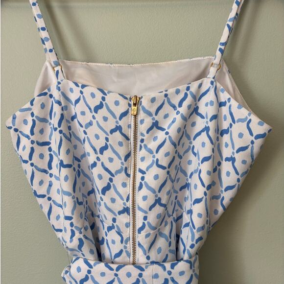 Lilly Pulitzer Tiki Wrap Romper Pants Jumpsuit Cropped - Picture 7 of 12